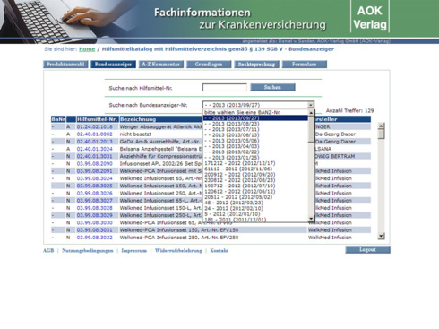 61110 - Hilfsmittelkatalog 1 Nutzer ABO (Internet) 6